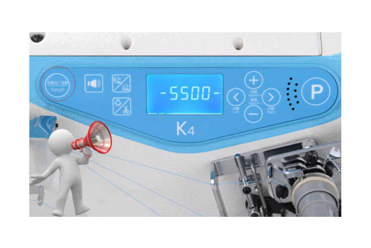 Máy viền ống 3 kim 5 chỉ đánh bông điện tử Jack K4-UT-35ACx356